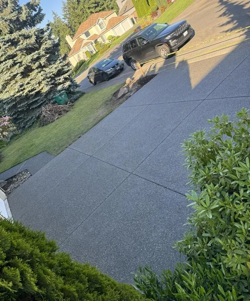 Exposed Aggregate Driveway in Federal Way